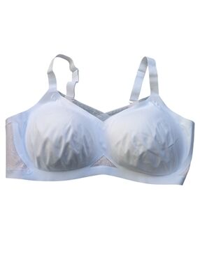 Honeylove White Crossover Bra. 42 DD/DDD. NWT